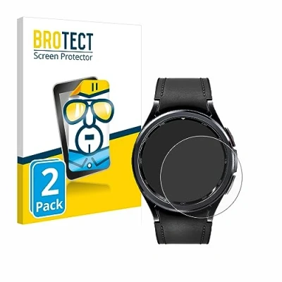 Abbildung von BROTECT (2 Stück Schutzfolie für Samsung Galaxy Watch 6 Classic (43 mm) Displayschutz Folie Ultra Klar
