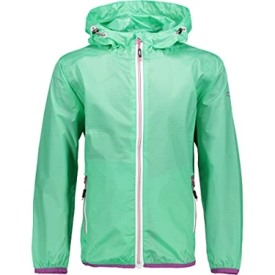 Abbildung von CMP Mädchen Reißfeste Kinder regenjacke Mit Fester Kapuze Regenjacke, Hibiskus Koralle, 110 EU