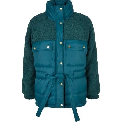 Abbildung von Urban Classics Sherpa MIX Winterjacke, Damen, Größe: Small, Jasper