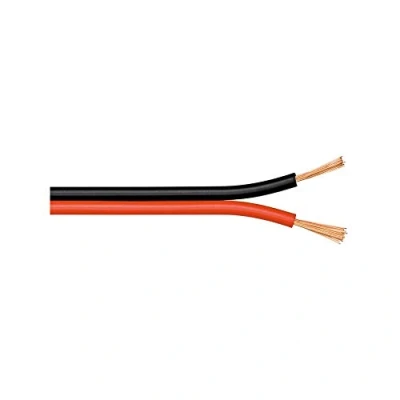 Abbildung von Goobay 67737 Lautsprecherkabel 2x2,5mm² CCA Litze / Boxenkabel Audio Kabel Meterware Speaker Cable Litzenkabel Audiokabel Subwoofer Rot Schwarz 50m