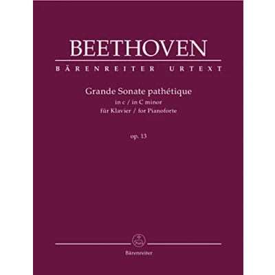 Abbildung von Grande Sonate pathétique c Moll op. 13 (für Klavier). Spielpartitur, BÄRENREITER URTEXT: Urtextausgabe