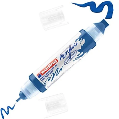 Abbildung von Edding 5000 Acrylic 3D double liner Gentian blue