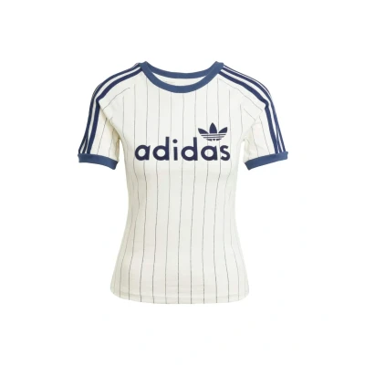 Abbildung von adidas Originals Graphic CALI Tshirt print Off white night indigo, Damen, Größe: 30/32 (XS), indigo