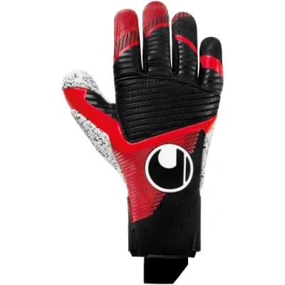Abbildung von uhlsport Powerline Supergrip+ Reflex Fußball Torwarthandschuhe für Kinder und Herren, Torwart Handschuhe, Fussball Handschuhe mit Neuer Haftschaumformel High Grip Elemente