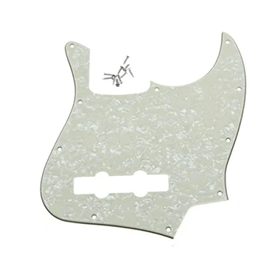 Abbildung von KAISH Schlagbrett für 4 Saiten J Bass Style USA/Mexico Jazz Aged Pearl