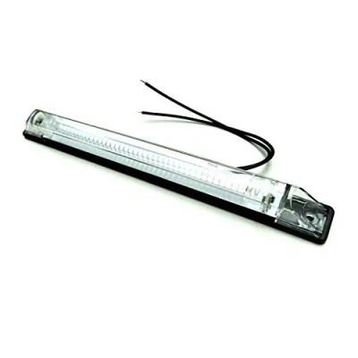 Abbildung von Matel Service Weiß LED vordere Umrissleuchte, Begrenzungsleuchte, Positionsleuchte für LKW PKW Anhänger, Trailer, Wohnwagen usw.