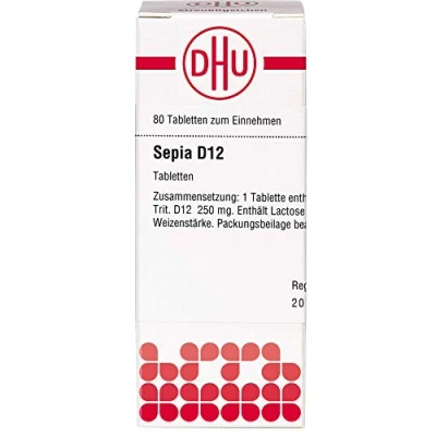 Abbildung von Sepia D 12 Tabletten 80 St
