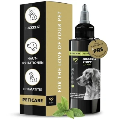 Abbildung von Juckreiz Mittel für Hunde Hochwirksam mit Calmapsin® bei atopischer Dermatitis &amp; Haut Irritationen Lindert schnell unterstützt Hautregeneration einzigartiges PRS® System lange Wirkung