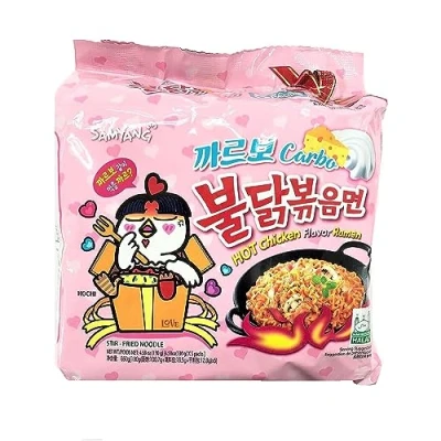 Abbildung von Samyang Hot Chicken Flavour Ramen Carbonara 130g (5 Stück)