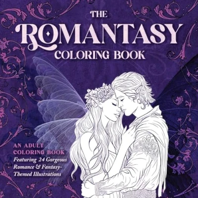 Abbildung von The Romantasy Coloring Book: An Adult Book Featuring 24 Gorgeous Romance and Fantasy Themed Illustrations
