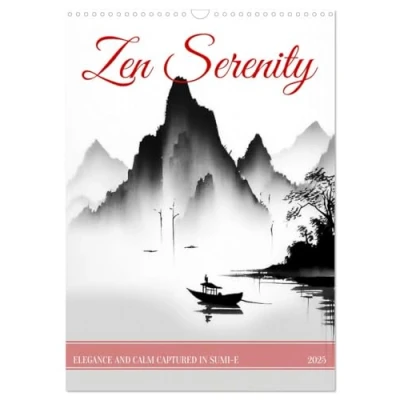 Abbildung von Zen Serenity (Wandkalender 2025 DIN A3 hoch), CALVENDO Monatskalender