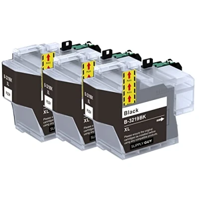 Abbildung von Supply Guy 3 XL Druckerpatronen kompatibel mit Brother LC3219xl Schwarz für MFC J5330dw J5335dw J5335dwf J5730dw J5930dw J6530dw J6535dw J6930dw J6935dw J6935dwf