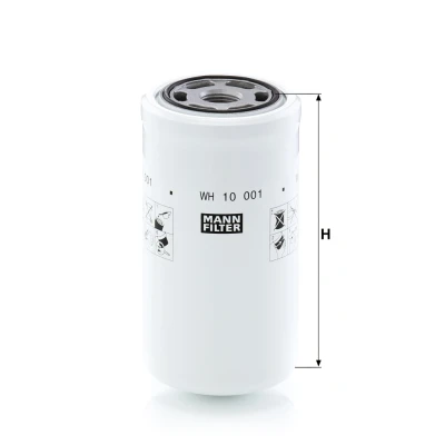 Abbildung von Hydraulikfilter, Automatikgetriebe MANN FILTER WH 10 001