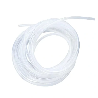 Abbildung von Silikonschlauch 4mm ID x 6mm OD 8 Meter Länge, LAVMHAB Lebensmitteltaugliche Schläuche Flexibler Schlauch Klar Wasser Luft Rohre für die Pumpe übertragen