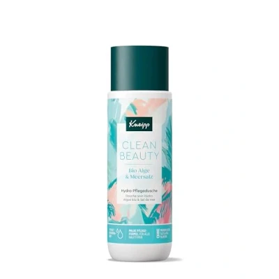 Abbildung von Kneipp Clean Beauty Hydro Pflegedusche Bio Alge &amp; Meersalz Feuchtigkeitsspendendes Duschgel mit milden Zuckertensiden für eine extra sanfte Reinigung ohne Mikroplastik Silikone vegan 200ml