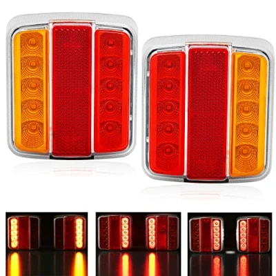 Abbildung von DARKGUARD led Anhänger Rückleuchten Set,Rücklichter für 12v led,Rücklicht 12v, Rücklichter Heckleuchten Wasserdicht LKW PKW RV Wohnwagen Van mit E Mark
