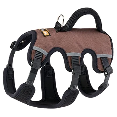 Abbildung von Ferplast Hundegeschirr Kleiner Hund ERGOTREKKING XS, Ausbruchsicheres Hundegeschirr, Greyhound, Perfekte Passform, Verstellbares Geschirr für Hunde, Reflektierend, Gepolstert, 6 Verschlüsse
