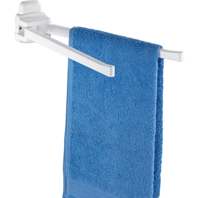 Abbildung von WENKO Handtuchhalter, Pure 2 armig weiß