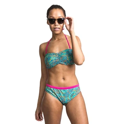 Abbildung von Trespass Damen Bikini Top mit herausnehmbaren Polstern und abnehmbaren Trägern Linear, Pink Lady Print, S, FACLSMM10003_PLNS