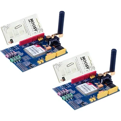 Abbildung von 2 Stück SIM900 GPRS/GSM Shield Development Board Quad Band Modul mit Antenne + Geschenk