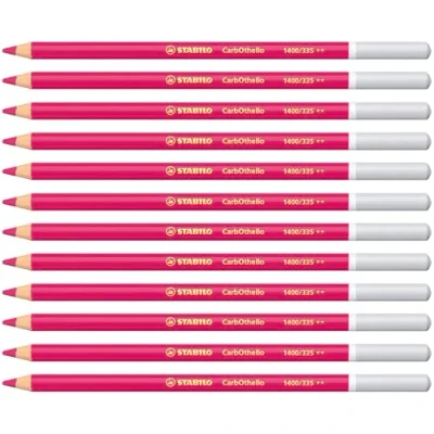 Abbildung von Pastellkreidestift STABILO CarbOthello 12er Pack magenta
