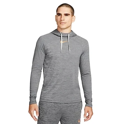 Abbildung von Nike Performance Academy Langarmshirt, Herren, Größe: Small, Black sunset glow