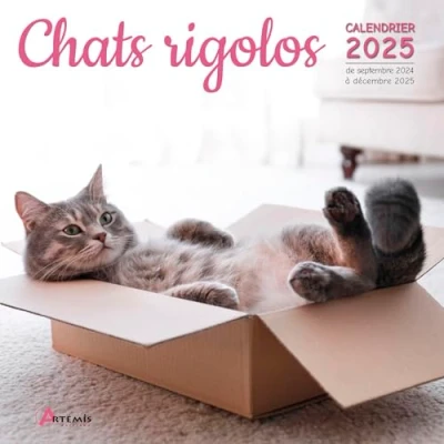 Abbildung von Calendrier Chats rigolos 2025: de septembre 2024 à décembre 2025