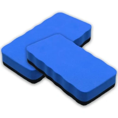 Abbildung von 2 Stück Whiteboard Schwamm,Whiteboard Schwamm Magnetisch,Whiteboard Radierer,Schwamm Whiteboard,Whiteboard Eraser,für Magnettafel,Memoboard,Schreibtafel,10.5 * 5.5cm (Blau)