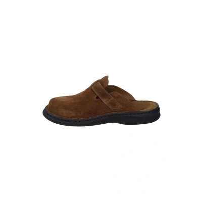 Abbildung von Josef Seibel Madrid Pantolette flach, Herren, Größe: 41, Castagne Schuhe
