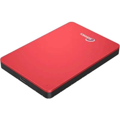 Abbildung von Sonnics 500GB Rot Externe tragbare Festplatte Typ C USB 3.1 kompatibel mit Windows PC, Mac, Smart TV, Xbox One/Series X und PS4/PS5