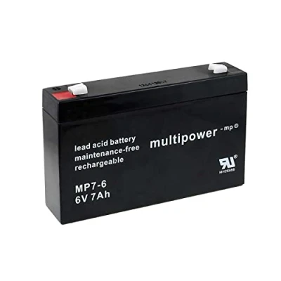 Abbildung von akku net Bleiakku (multipower) MP7 6, 6V, Lead Acid