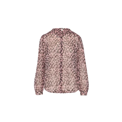 Abbildung von QS Transparente MIT Allover Bluse, Damen, Größe: 36, Zartrosa