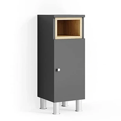Abbildung von Vicco Midischrank Aquis, Anthrazit/Sonoma, 30 x 81.8 cm