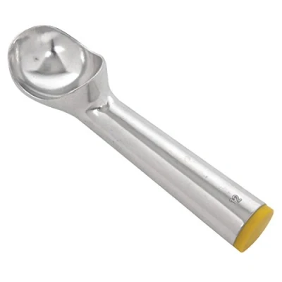 Abbildung von Vogue Eisportionierer, 3 oz, gelbe Kappe, Aluminium, 12 Portionen pro Liter, farbcodierter GJ540