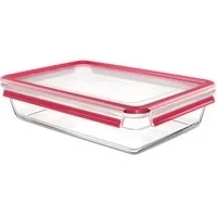 Abbildung von Emsa Frischhaltedose &quot;Clip &amp; Close Glas&quot;, (1 tlg.), 3L, stapelbar, gefrier , backofen mikrowellen und spülmaschinenfest