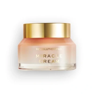 Abbildung von Revolution Pro, Miracle Cream, feuchtigkeitsspendende &amp; verschönernde Gesichtscreme, mildert matten Teint, leichte Formel, enthält Hyaluronsäure Niacinamid, 100ml