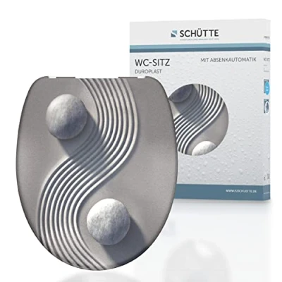Abbildung von Schütte WC Sitz Yin &amp; Yang, Duroplast, mit Absenkautomatik