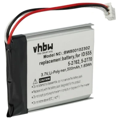 Abbildung von vhbw 1x Akku kompatibel mit Grundig Scenos D, Scenos, A schnurlos Festnetz Telefon (500 mAh, 3,7 V, Li Ion)