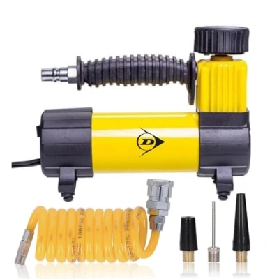 Abbildung von Dunlop Automotive Unisex Adult Kompressor Air Compressor, Gelb, Einheitsgröße EU