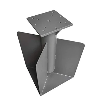 Abbildung von Pure Home &amp; Garden Bodenanker Bodenhülse Sonnenschirm FIT Gartenschirm Ampelschirm Schirmständer, für Ampelschirme, zum Eingraben, kein Beton nötig