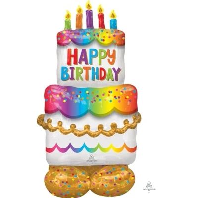 Abbildung von Alles Gute zum Geburtstag Reuzballon Stand 134 cm