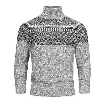 Abbildung von Indicode Jeans Thomus Strickpullover, Herren, Größe: Small, White asparagus