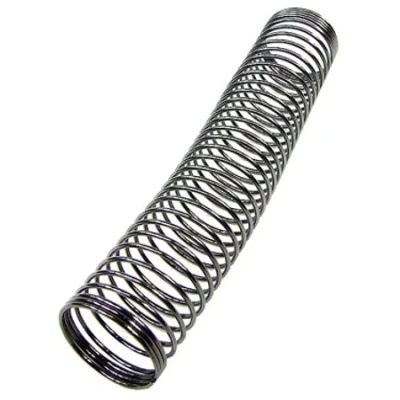 Abbildung von Knickschutzfeder einzeln 16mm (100mm Lang) black nickel