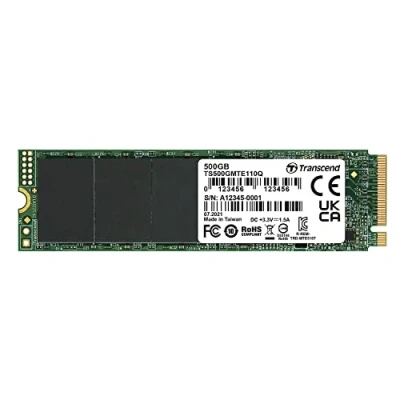 Abbildung von Transcend 500GB NVMe PCIe Gen3 x4 MTE110Q M.2 SSD TS500GMTE110Q