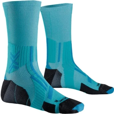 Abbildung von X Socks Run Perform Crew Trailrun Laufsocke Grün Mann Grösse 45 47