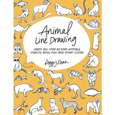 Abbildung von Animal Line Drawing: Learn 150+ Step by Animals, Insects, Birds, Fish, and Other Cuties
