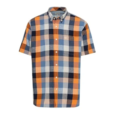 Abbildung von camel active KARO Hemd, Herren, Größe: Medium, Elemental blue