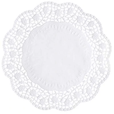 Abbildung von PAPSTAR Modellierwerkzeug 12 Tortenspitzen rund Ø 36 cm weiss