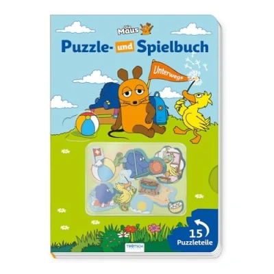 Abbildung von Trötsch Die Maus Puzzle und Spielbuch: Kinderbuch Beschäftigungsbuch Entdeckerbuch Puzzlebuch