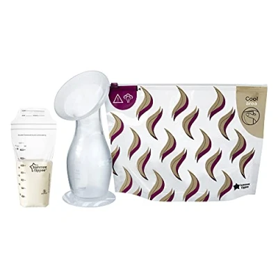 Abbildung von Tommee Tippee Silicone Manual Breast Pump and Let Down Catcher to Express, Relieve or Catch Excess Milk ,423594